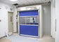 Cửa chớp nhanh PVC Đường hầm phòng tắm không khí chở hàng tốc độ 27m / s với chứng nhận CE