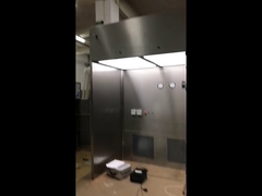 Tấm panel sandwich chống cháy, buồng sạch vách mềm với cửa thép kín khí