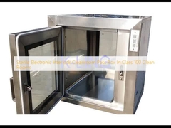 Hộp chuyển đồ phòng sạch có khóa liên động điện tử vô trùng trong phòng sạch Class 100