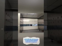 PVC Fast Roll Door Air Shower Phòng sạch với màu trắng / đỏ xanh