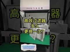 Cleanroom Ceiling Terminal Hepa Filter Box Fan Air Purifier For Food Industrial Showcase