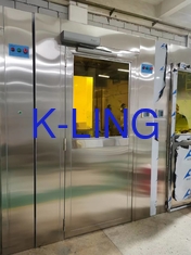 Thép không gỉ Cleanroom Air Shower đường hầm với Mini Pleats HEPA Filter