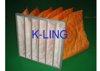 Tùy chỉnh túi lọc không khí Hỗn hợp kim nhôm Khung độ ẩm dung nạp F9 hiệu quả