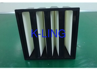 Khả năng giữ bụi Sợi thủy tinh V Bank Filter 18 Sq.m Media Area Khả năng giữ bụi cao