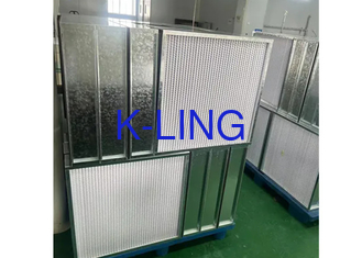 Bộ lọc lọc không khí có khung hợp kim nhôm ULPA với bộ lọc sợi thủy tinh