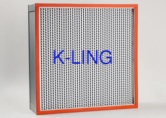 Bộ lọc HEPA 99,995% Bộ lọc không khí HEPA 0,3um với con dấu keo AB và chống nhiệt độ cao