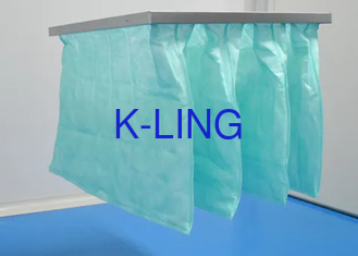 Bộ lọc không khí túi chất xơ tổng hợp để kiểm soát chất gây dị ứng trong không khí
