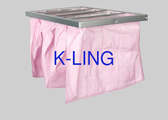 Vật liệu túi không dệt túi túi với hình vuông để làm sạch không khí hiệu quả