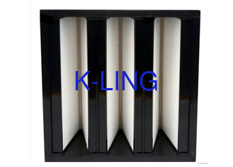 Bộ lọc pin V dính polyurethane trượt với dung lượng giữ bụi cao