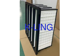 W hình dạng V-Bank loại bộ lọc HEPA nhựa trung bình công nghiệp Micro Air Filter