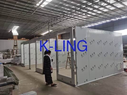 Tấm panel cách nhiệt Rock Wool Magie Kính 50mm Hardwall Cleanroom Cấp 1000 ISO5 ISO6 ISO7 Hệ thống tấm tường lọc