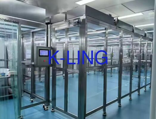 ISO 5 Phòng sạch mô-đun được thiết kế với sàn PVC vinyl và mức tiếng ồn dưới 65 DB đảm bảo các tiêu chuẩn kiểm soát ô nhiễm nghiêm ngặt