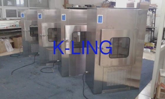 Phòng sạch thực phẩm Phòng tắm bằng thép không gỉ Hộp thông gió với tiêu chuẩn QS