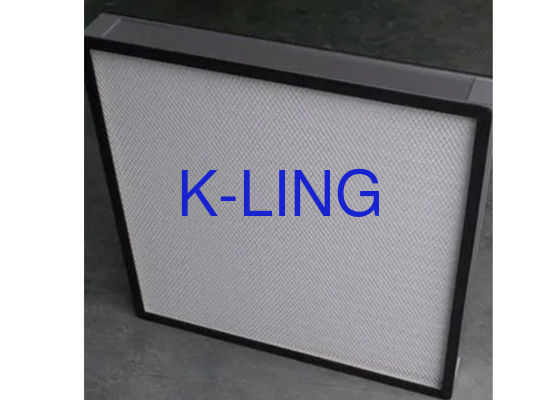 Bộ lọc không khí HEPA mini Pleat 24x24 inch với khung nhôm và hiệu suất H12-H14 để lọc không khí