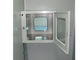 Tủ thép không gỉ 304 Phòng thí nghiệm tĩnh Cửa sổ chuyển phòng sạch với đèn UV