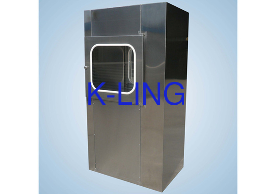 Thép không gỉ Air Shower Pass Box với bộ lọc HEPA cho hàng hóa phòng sạch nhập cảnh
