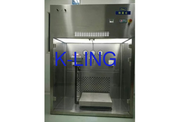 Phòng cân được điều khiển bằng PLC tùy chỉnh với màn hình LCD Thiết kế thép không gỉ bạc