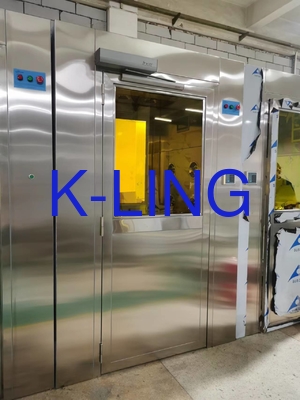 Mức bảo vệ IP54 đường hầm tắm không khí với hệ thống chiếu sáng LED và bộ lọc HEPA mini