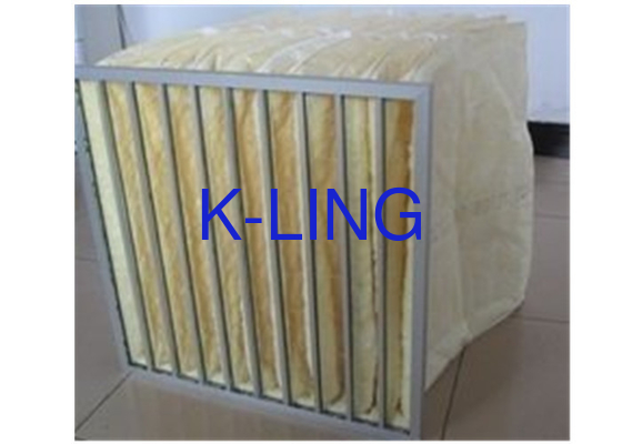 Bộ lọc không khí thép galvanized với sợi tổng hợp áp suất ban đầu 50Pa