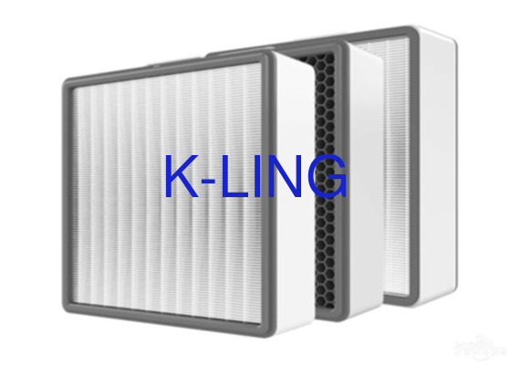 Hệ thống thông gió Các bộ lọc không khí tấm nhựa với độ xốp 5um và hiệu suất MERV 8