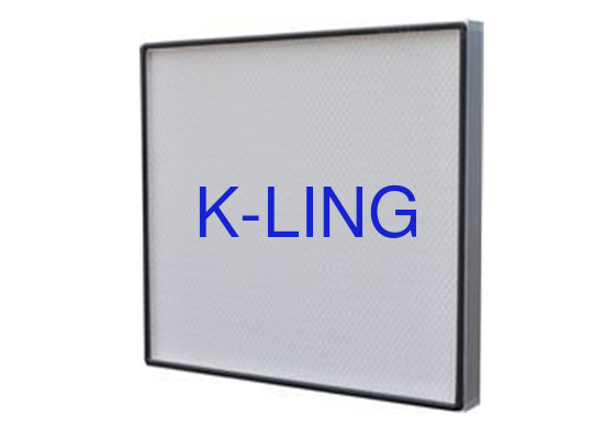 Bộ lọc sợi thủy tinh ULPA với khung hợp kim nhôm và keo nóng chảy