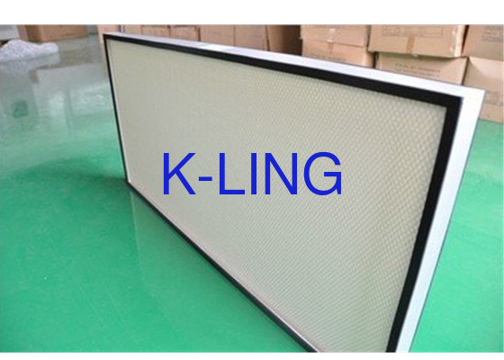 Tùy chỉnh ≤100.C Hot Melt Adhesive Mini Pleated Aluminum Alloy ULPA Air Filter