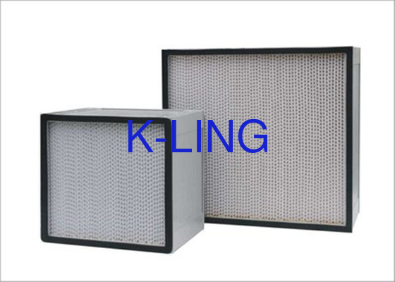Bộ lọc không khí ULPA bằng sợi thủy tinh với hiệu quả 99,9995% cho cài đặt nắp