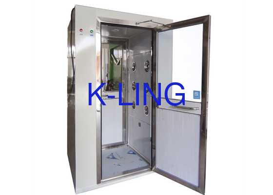 Bồn tắm không khí phòng sạch được điều khiển bởi PLC với bộ lọc HEPA và áp suất không khí 200 Pa