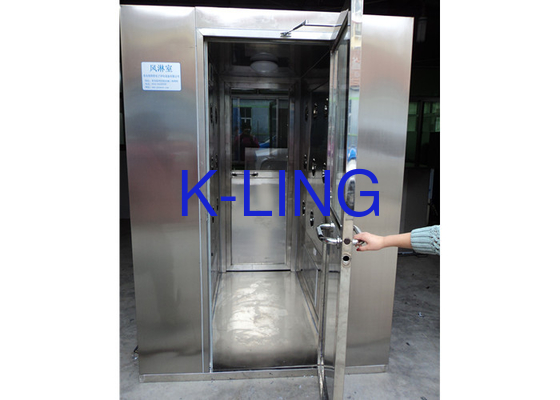 220V/50Hz Stainless Steel Cleanroom Air Shower Với Tốc độ Không khí 20-25 M/s
