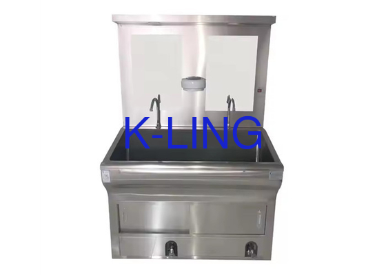 Thép không gỉ Y tế hoặc Bệnh viện Phòng sạch Bồn rửa với bàn chân