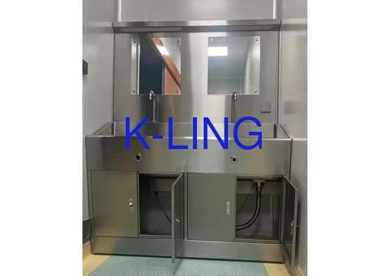 Thép không gỉ loại y tế rửa tay bồn rửa phẫu thuật với bồn rửa aseptic