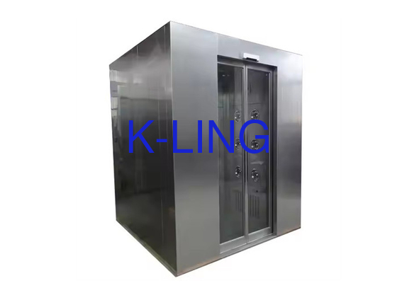 220V / 50Hz nguồn cung cấp điện tùy chỉnh loại Airflow Air Shower với cửa trượt tự động