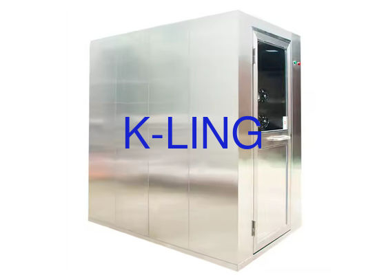 Phòng tắm không khí công nghiệp bằng thép không gỉ 304 tùy chỉnh với đèn LED