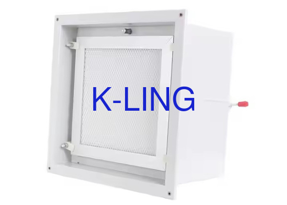 Hộp bộ lọc đầu cuối có thể tùy chỉnh với tuổi thọ ≥50000h Và loại bộ lọc HEPA