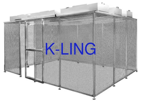 Phòng sạch Softwall có khung hợp kim nhôm và phim PVC cho môi trường được kiểm soát