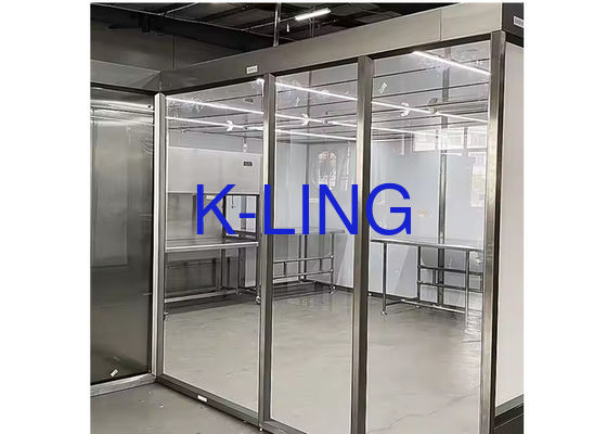 Tốc độ gió điều chỉnh khung thép không gỉ Softwall Phòng sạch với cài đặt dễ dàng