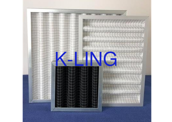 Tùy chỉnh bộ lọc prepleated với 96mm mỏng và khung kim loại tùy chỉnh