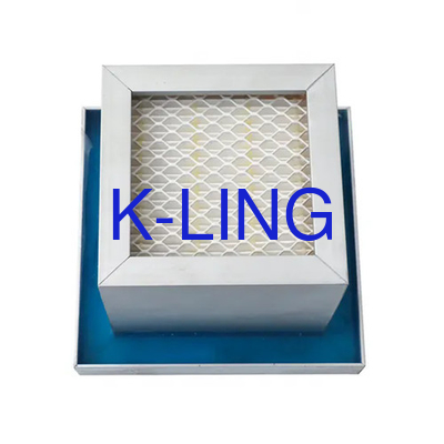 Hình kim loại nhôm Phòng sạch Bộ lọc không khí ULPA với Vòng niêm phong keo gel lỏng