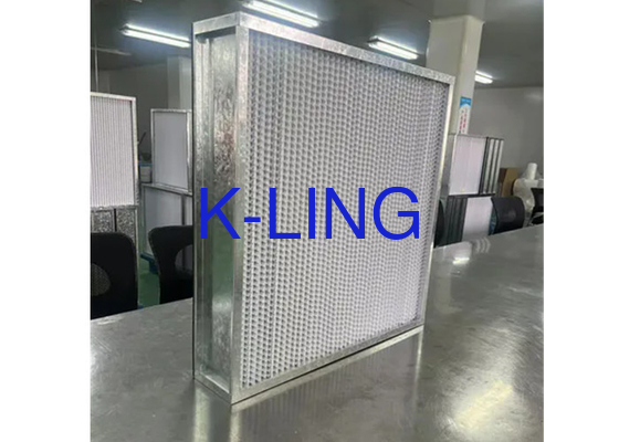 Bộ lọc ULPA Hepa với khung hợp kim nhôm và sợi thủy tinh 10 kg trọng lượng