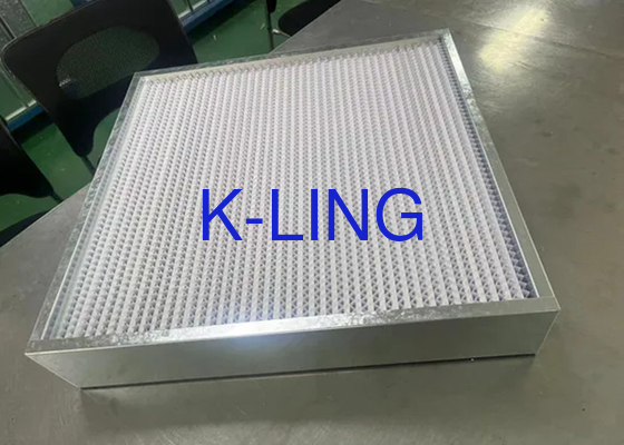 Bộ lọc ULPA cực hiệu quả tùy chỉnh với sợi thủy tinh và khung nhôm