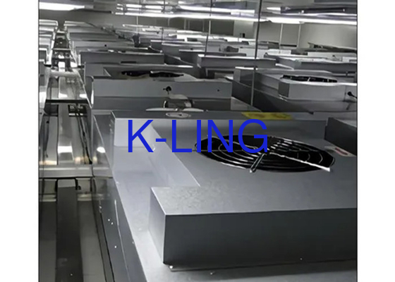 Ứng dụng thương mại FFU với 6 tháng Thời gian sử dụng bộ lọc HEPA 45 dB Mức độ ồn
