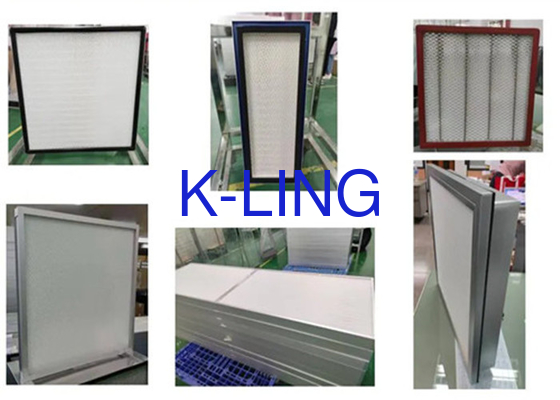 99.97% Hiệu quả lọc Bộ lọc không khí cho phòng sạch công nghiệp Bộ lọc Hepa