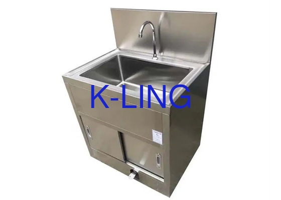 Thiết bị phòng sạch thép không gỉ Rửa tay Thủy với máy bồn rửa
