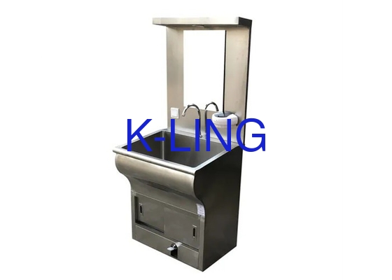 Thép không gỉ kích thước tùy chỉnh bồn rửa tay với máy bồn rửa xà phòng