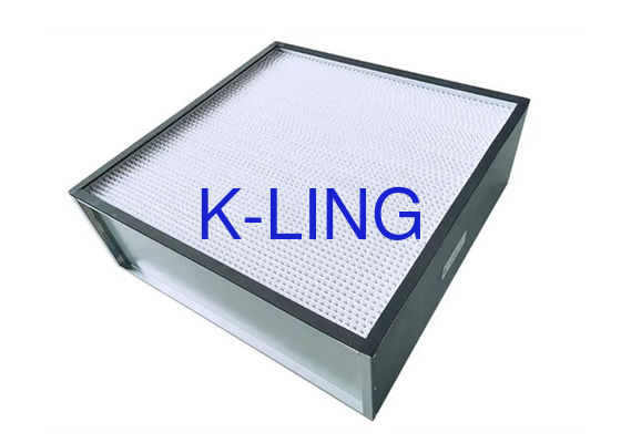 Tỷ lệ lưu lượng không khí 1000 M3/h Bộ lọc không khí ULPA với hiệu quả lọc 99,9995% Và màn hình kim loại ở cả hai bên