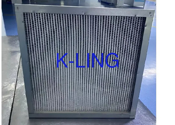 Độ bền nhiệt độ cao ULPA Bộ lọc không khí và môi trường sợi thủy tinh siêu mịn Nhiệt độ hoạt động tối đa 200 °C