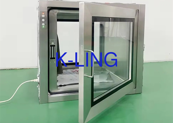 Khóa điện tử Cleanroom Pass Box cho quá trình laser và khu vực làm việc nội bộ 600 * 600 * 600mm