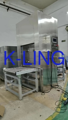 PLC Phòng sạch Phòng khử ô nhiễm Phòng thông qua với dây chuyền vận chuyển để chuyển vật liệu