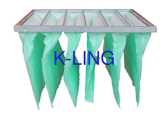 Bộ lọc đa túi cho điều hòa không khí với khối lượng không khí cao 2500m3/h và dễ cài đặt