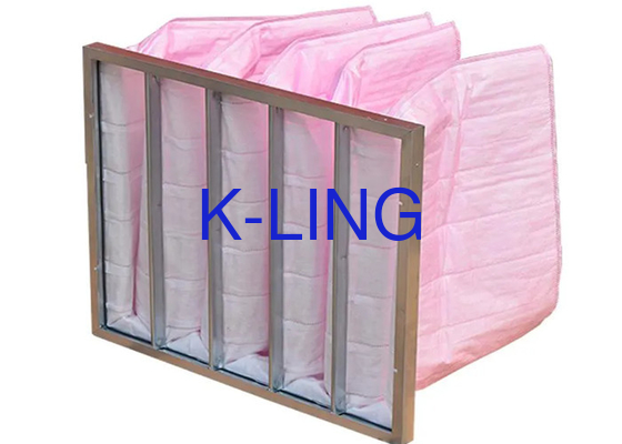 Bộ lọc đa túi cho điều hòa không khí với khối lượng không khí cao 2500m3/h và dễ cài đặt